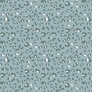 Tiny Leopard - Seafoam