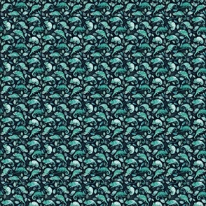 Chameleon garden green dark tiny