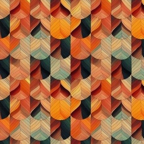 Fish Scales - Oranges 2