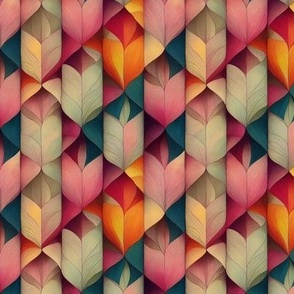 Tropical Abstract flower petals 3