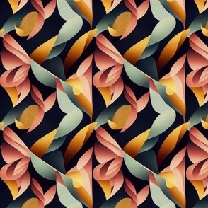 Tropical Abstract flower petals 5