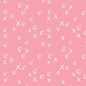 XO Hugs Kisses Pink 3x3
