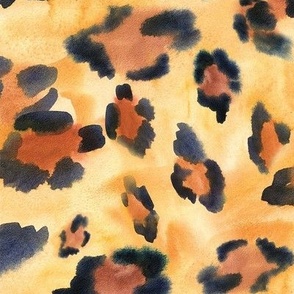 Watercolor animal texture