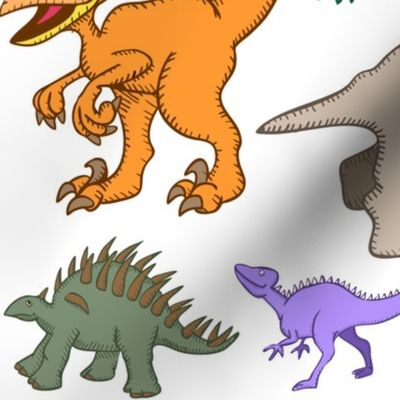 Dinosaurs 18 Color