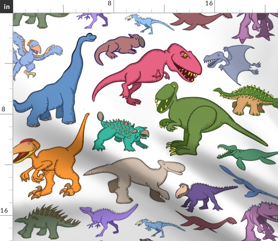 Dinosaurs 18 Color