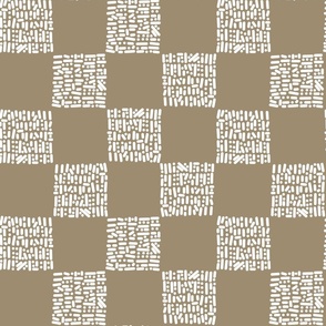 Odd squares Mushroom Brown #9D8C71