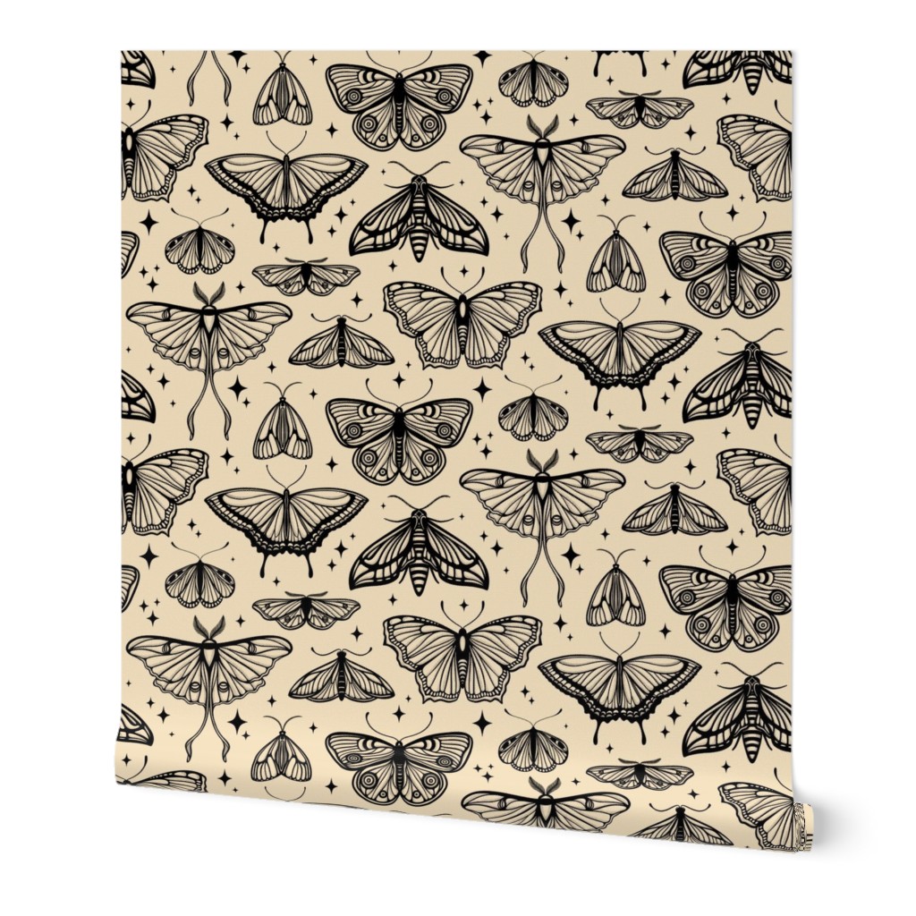 Moths & Butterflies // Medium // Almond