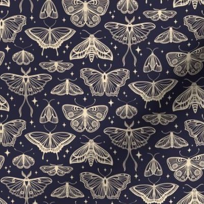 Moths & Butterflies // Small // Midnight Blue