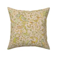 whimsical sparrows LIGHT BEIGE