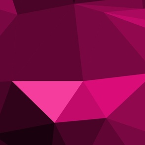 (XL) Monochromatic Triangles Size XL Pink 