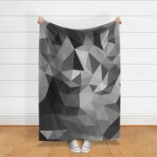 (XL) Monochromatic Triangles Size XL Grey