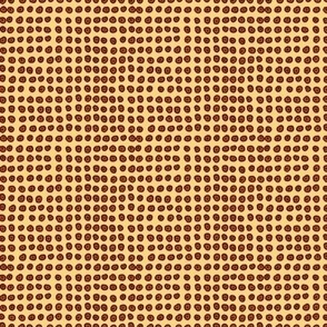texture dots rust brown on light yellow