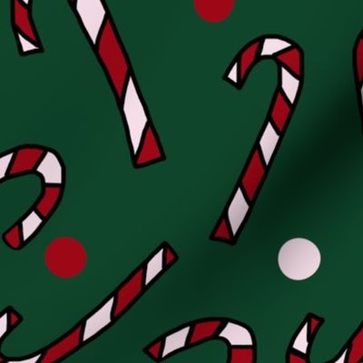 Candy Canes and Polka Dots