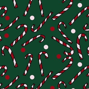 Candy Canes and Polka Dots