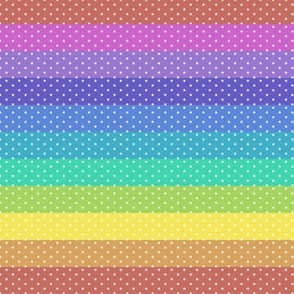 Rainbow Stripes Binding Betty Gentle Rainbow (1.6'')