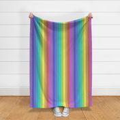 Rainbow Stripe Betty vertical Gentle Rainbow (1.6'')