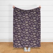 Moths & Butterflies // Large // Amethyst Dark Purple