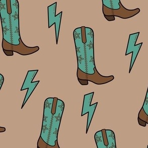 Cowboy Boots and Lightning Bolts
