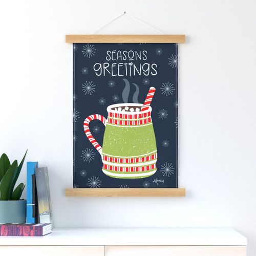 Holiday Hot Chocolate Wall Hanging