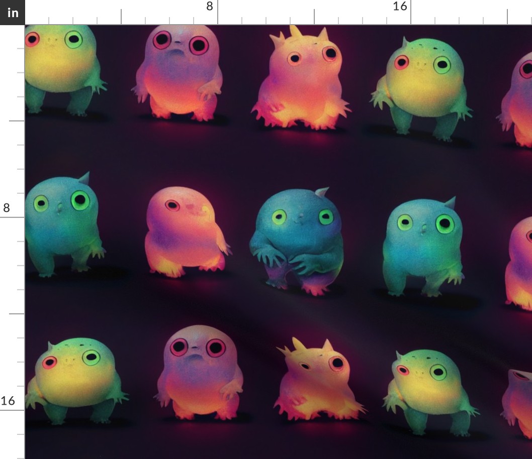 Glowing Blob Monsters