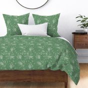 MissEverdeen Green linen // large