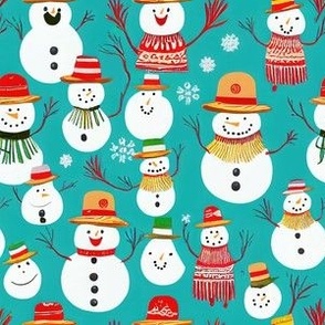 Happy Snowmen by kedoki