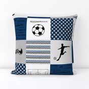 Soccer / Futbol / Soccer Patchwork / Boys Soccer / Blue