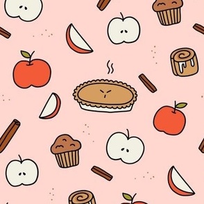apple cinnamon baking - pink