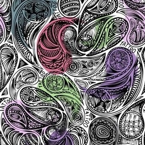 Swirl Tattoo - color