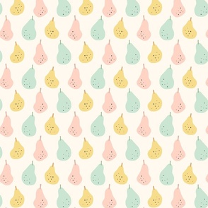Pears - Mint Pink Yellow