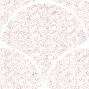 abstract watercolor shells - cotton candy scallop - coastal pink wallpaper