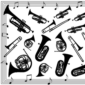 Brass Instruments_Flash Tattoo Sheet