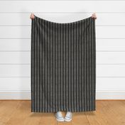 Minimal hand-drawn dots and stripes - Fika Coordinate -  linen white on black - medium