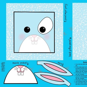 Cut & Sew Bunny Tooth Fairy Pocket Pillow