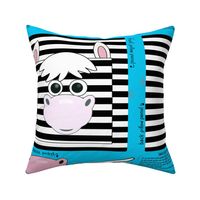 Cut & Sew Zebra Tooth Fairy Pocket Pillow 