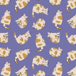 Cute cat pattern (medium scale)