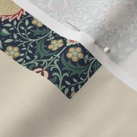 William Morris - Persian- Artprint - ART NOVEAU MUSEUM- Cotton Prints Exhibition , - William Morris Wall Hanging, William Morris Tea towel Fabric 