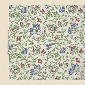 William Morris - Brentwood- Artprint -  ART NOVEAU MUSEUM- Cotton Prints Exhibition , - William Morris Wall Hanging, William Morris Tea towel