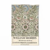 William Morris - Corncockle - Artprint -  ART NOVEAU MUSEUM- Cotton Prints Exhibition , - William Morris Wall Hanging, William Morris Tea towel
