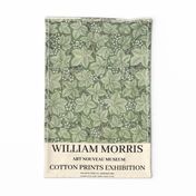 William Morris - Bramble - Artprint -  ART NOVEAU MUSEUM- Cotton Prints Exhibition , - William Morris Wall Hanging, Antiqued William Morris Tea towel