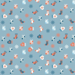 Christmas pattern, scandinavian style
