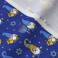 (small scale) Hanukkah Gnomes - dark blue - LAD20