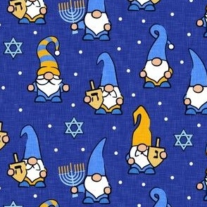 Hanukkah Gnomes - dark blue - LAD20