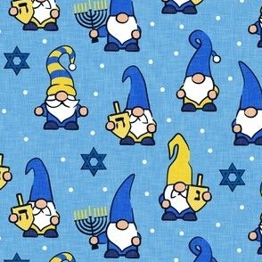 Hanukkah Gnomes - blue - LAD20
