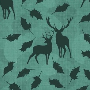 Animals On Camo Teal