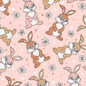 Pink and Brown Bunnies