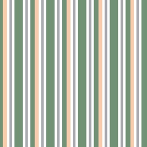 Green stripes Nordic christmas pattern