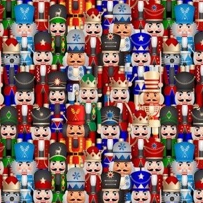 Nutcracker (medium)  // Christmas Fabric  // Soldiers