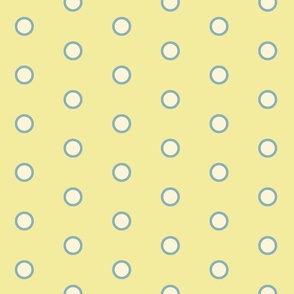 cream 2 dot on yellow