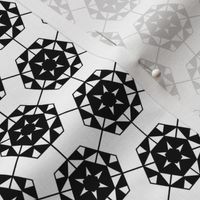 Black and White Triangle Tiles